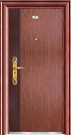 WH-007鸿轩平板门( 10公分甲级)，指纹密码锁可选装